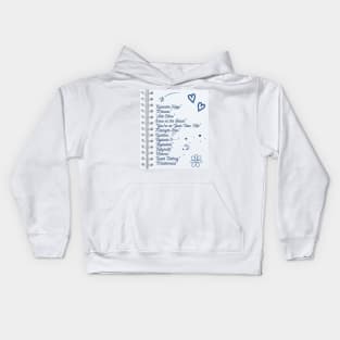 Midnights By TS Notebook Print Kids Hoodie